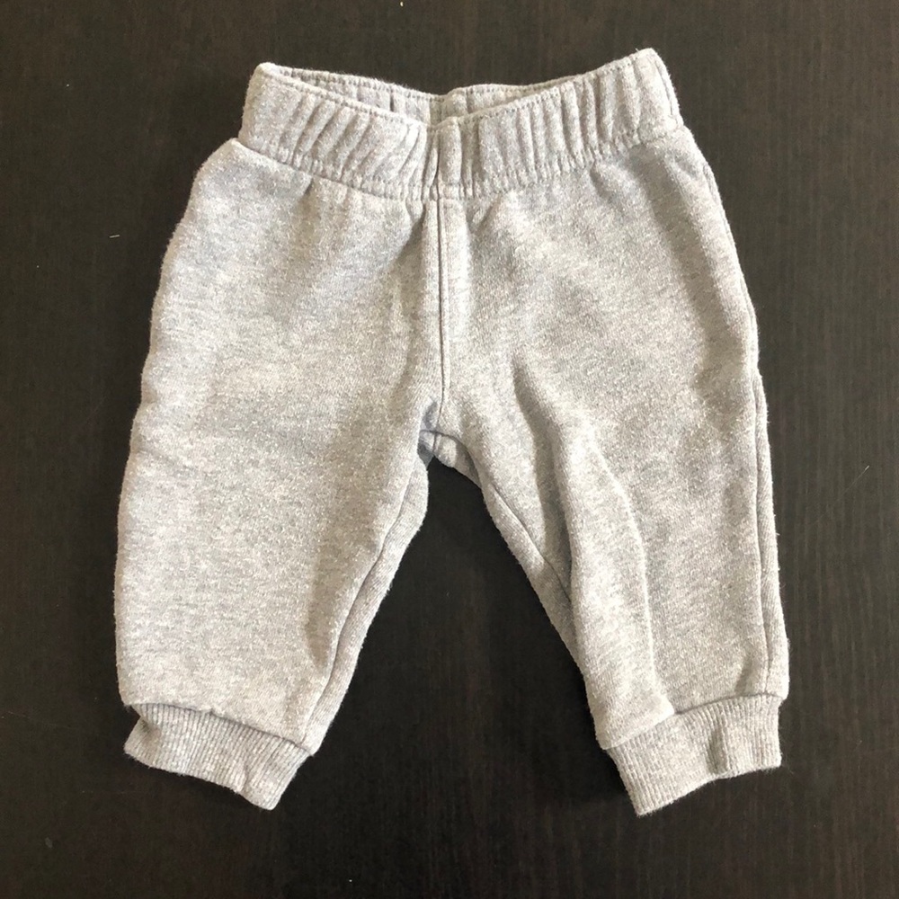 Grey sweatpants